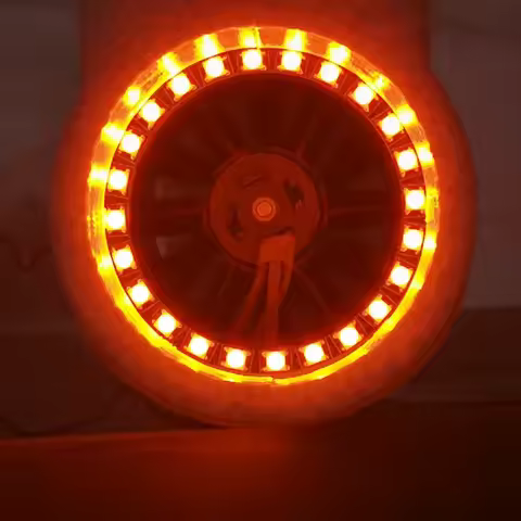 Three-Color LED Taillight System 3-6V for 35mm 50mm 64mm 70mm 80mm 90mm Ducted Fan Unit EDF Jet RC A