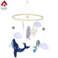 Baby Crib Mobile Montessori Ocean Animals Crib Mobile Soothing Crib Nursery Mobile Decorative Baby Nursery Mobiles for Bedroom SHOPCYC0586