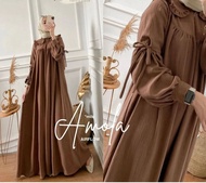 GAMIS AMOFA CRINCLE AIRFLOW WANITA MUSLIM