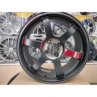 新 New Sport Rim 16 inch Rm1280 4pc TE37 VIOS MYVI CITY ATIVA ALMERA JAZZ SATRIA RAYS TE37 SL COLOR F