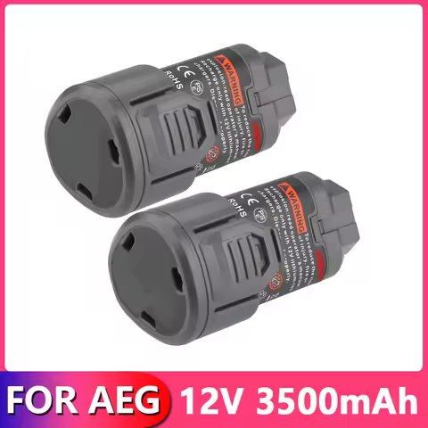 HOT For 12V AEG Ridgid 12V Rechargeable 18650 3.5Ah Li-Lon Battery For 12V AEG Ridgid L1215 BS12C,BS