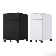 Metal Mobile Pedestal Pre-Assembled - Office Furniture Drawer Storage Cabinet
