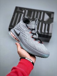 Nike LeBron 15 Low White Metallic Silver"