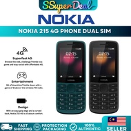 Nokia 215 4G Dual SIM 4G Phone with Long Battery Life, Multiplayer Games, Wireless FM Radio and Dura