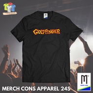 Hmd157 | T-shirt BAND GOLDFINGER TAG MERCHCONS APPAREL | Outer SIZE
