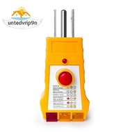 Outlet Tester for Grounding Products, Outlet Tester with GFCI, Electrical Receptacle Tester, Plug Te