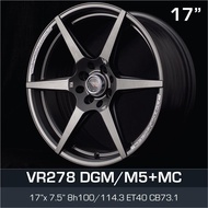 AD 17 inch 7.5JJ 4X100 / 4X114.3 ET40 ORI CAR SPORT RIMS WHEELS VR278