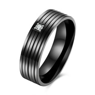 Cincin pria hitam / cincin titanium / cincin anti karat
