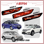 Honda City (2012-2013) BRV (2017-2019) CRV (2007-2009) Rear Bumper LED Reflector Daylight DRL Foglamp City TMO CR-V BR-V