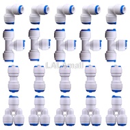 20pcs 1/4" OD Quick Connect Push to connect Water Tube Fitting Adaptor for RO Water Filter Water Dis