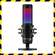 HyperX QuadCast S standalone microphone with RGB lighting for streamers/content creators/gamers, compatible with PC and PS4, 2-year warranty HMIQ1S-XX-RG/G (4P5P7AA)