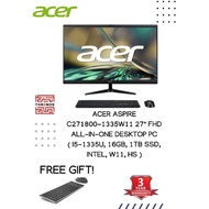 Acer Aspire C271800-1335W11 27" FHD All-In-One Desktop PC