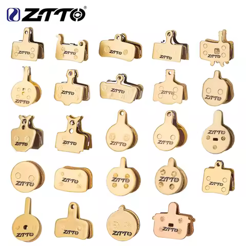 ZTTO 1Pcs MTB Full Metal Bike Brake Pads For MT200 M8000 M785 G03TI G04TI Quiet Disc Brake Pads Guid