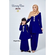 BAJU RAYA 2025 BAJU KURUNG RIAU MODEN PLAIN KURUNG HITAM ROSE GOLD MAROON ROYAL BLUE BLACK BAJU BRID