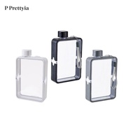 P Prettyia Flat Water Bottle Reusable Containers Large Capacity Drink Bottles Water Cup for Workout 