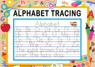 PERSONALIZED TRACING PAD FOR KIDS Name, Alphabet, Numbers, Shapes, Lines {WRITING PAD PAPER40 Sheets