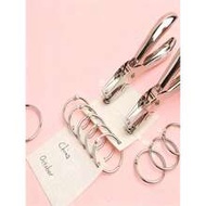 1 Hole Punch, 6mm/3mm Diameter, Metal One-Hand Hole Punch Tool, Portable Book Hole Punch For Schools
