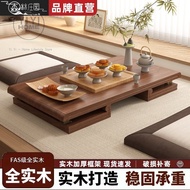 Yi Yi- Solid Wood Bay Window Small Table Foldable Tatami Tea Table Japanese Zen Tea Table Chinese St
