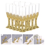 ⓥClear Plastic Glasses Mini Banquet Party Bottles Candy Packing Box 11X3CM Wedding Favor Goblet EO