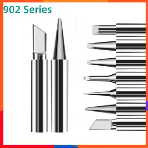 YIHUA 902 Soldering Iron Tips Pure Copper Lead Free Replacement for 995D+-I 938BD+-I 853AAA+-I Solde