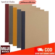 Muji Notebook / Note Book B5 line - Lined Notebook - 5pcs