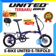 SEPEDA LIPAT 16 E-BIKE UNITED E-TRIFOLD