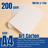 A4 200gsm Art Carton Paper magazine paper
