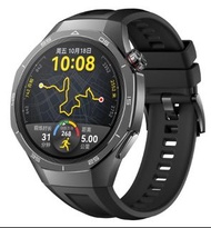 全新香港行貨 Huawei 華為 Watch GT 5 Pro 46mm 曜石黑 黑色氟膠錶帶智能手錶
