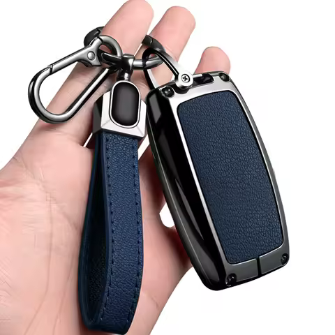 Car Key Case Cover For Land Rover Sport Freelander Discovery 4 Range Rover Sport LR4 2010-2012 Zinc 