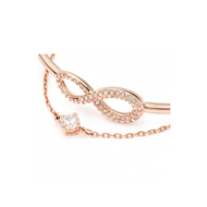 【100% Genuine】Swarovski Eternal Love Double Crystal Bracelet Womens Bracelet