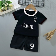 DazzleKids Setelan Baju Bola Jersey Anak Champions League Dri-Fit untuk Usia 2-12 Tahun - Juventus