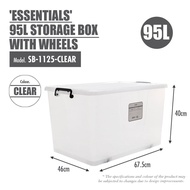 HOUZE - 95L Essentials Storage Box with Wheels