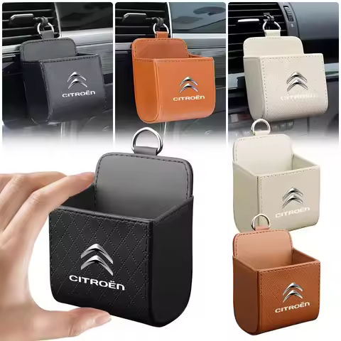 1Pcs Car Air Outlet Storage Box Phone Glasses Organizer Car Goods For Citroen C1 C2 C3 C4 C5 X7 Berl