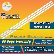 40E6 SKYWORTH 40" LED TV BACKLIGHT (LAMPU TV) SKYWORTH 40 INCH LED TV BACKLIGHT