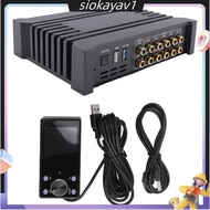 31-Segment 4 Input 10 Output DSP Audio Processor Car DSP Car Power Amplifier AB 4-Way with Multifunctional Display Accessories