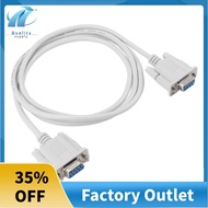 1PC 5ft F / F Serial RS232 Null Modem Cable Female to Female DB9 FTA  Connection 9 Pin Data COM Cabl