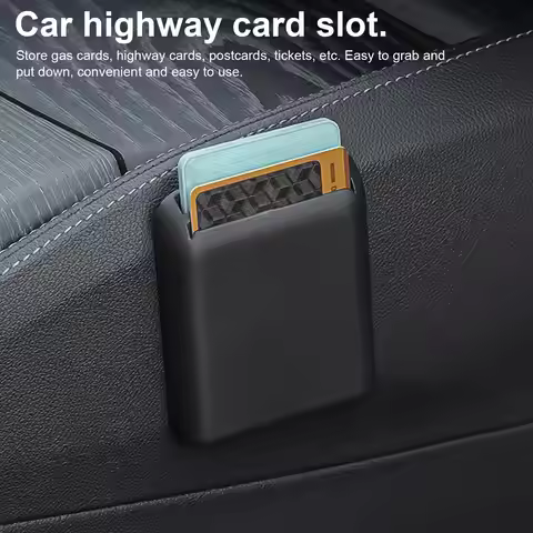 Car card storage holder car card slot box Car Interior Receipt Organization Slot License Card Pocket
