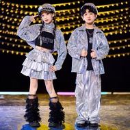 Ready to ship New Year's children's clothing / Jazz dance outfit / Hip-hop hip-hop shirt / Performan