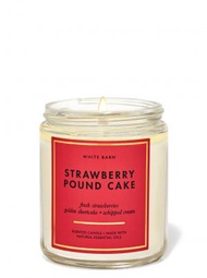 Bath &amp; Body Works - Strawberry Pound Cake single wick candle單芯蠟燭 (平行進口貨品)