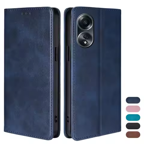 Magnetic Phone Case for OPPO A57 A77 A57S A57E A77S A58 A78 A1X A58X A1 A78 A83 Leather Flip Wallet 