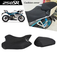 ♦For CFMOTO 250SR MY22 300SR 450 SR 250NK Motorcycle Rear Seat Hump Cushion Cover Net 3D Mesh Pr ☻❣