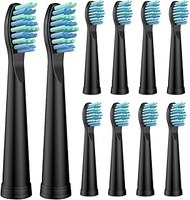 Pack of 10 Compatible with Demita Brush Heads Replacement Brushes Replacement Brush Heads, Suitable