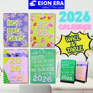Handwriting Calender 2026 Wall Hanging Table Calendar Monthly MHC-12 MSC-A5