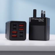 120W Charger PD120w Type-c Charger 5v3.1a 2PD+2usb Multi-port Adapter Xiaomi IP Pd Fast Charging Hea