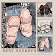 Women's 2-Zip Sandals, Fashionable Flip-flops, Easy to Coordinate N72
