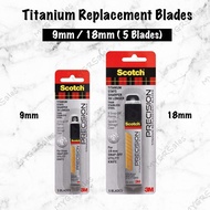 3M Scotch Titanium Refill Blade 9MM / 18MM