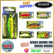[IGFA] SENSES SAVIORS 50S Sinking Minnow Gewang Senses Lure Minnow Lure Senses Gewang Saviors