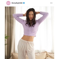 6ixty8ight 68 >> lavender puffy cardigan