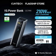 【3C  Certification】CUKTECH 210W Fast Charging 20000mAh Powerbank Xiaomi 120W Max Samsung 45W iP16/15