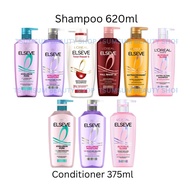 [Shampoo Loreal Paris Elseve] Loreal Hair Shampoo 620ml/Conditioner 265ml